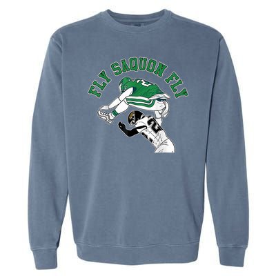 Fly Saquon Fly Barkley The Reverse Hurdle Garment-Dyed Sweatshirt