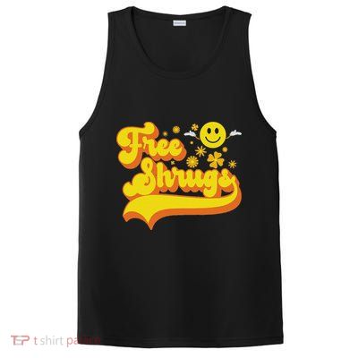 Free Shrugs Funny Classic Parody PosiCharge Competitor Tank