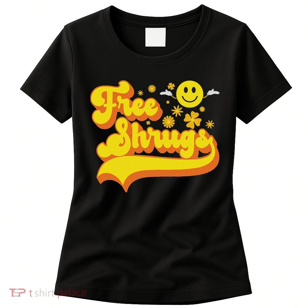 Free Shrugs Funny Classic Parody Womens T-Shirt