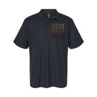 Funny Stevie First Name Vintage Stevie Softstyle Adult Sport Polo