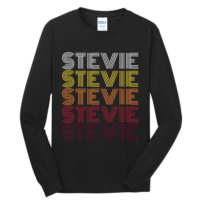 Funny Stevie First Name Vintage Stevie Tall Long Sleeve T-Shirt