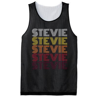 Funny Stevie First Name Vintage Stevie Mesh Reversible Basketball Jersey Tank