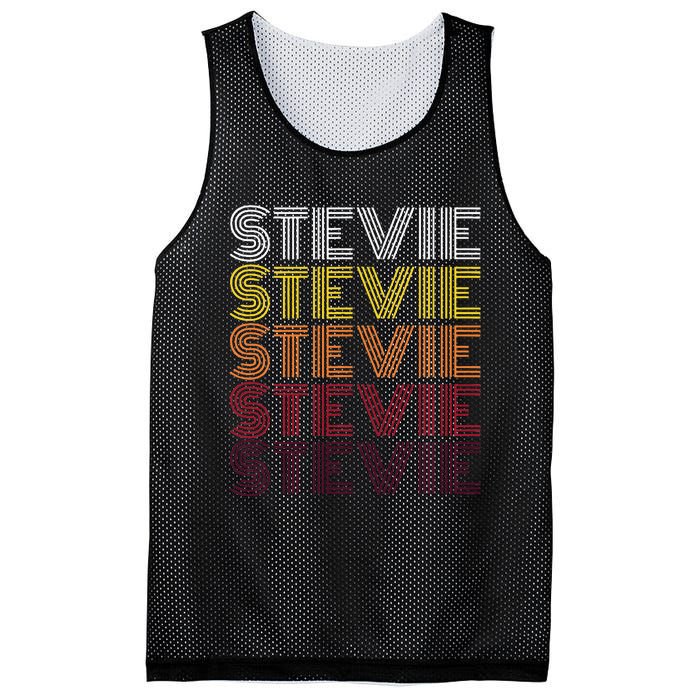 Funny Stevie First Name Vintage Stevie Mesh Reversible Basketball Jersey Tank