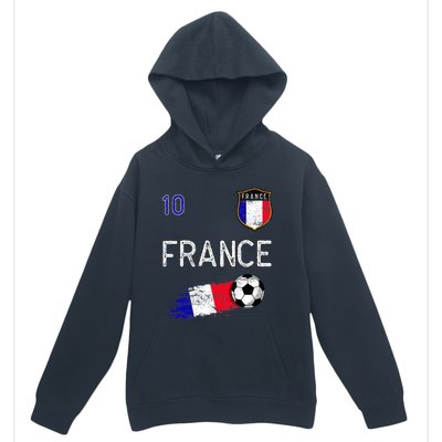 France Soccer Fans Jersey French Flag Football Lovers Premium Urban Pullover Hoodie