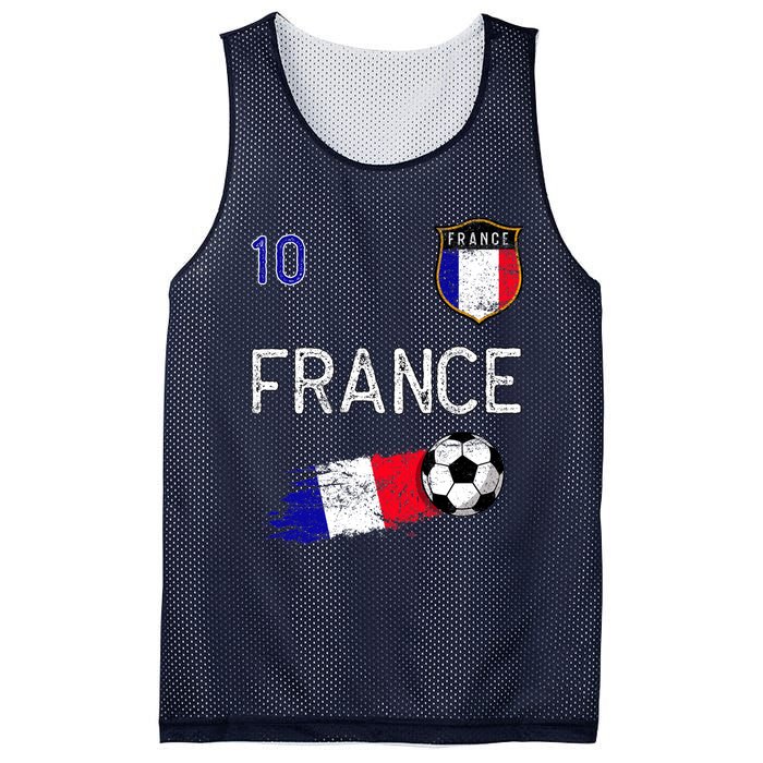 France Soccer Fans Jersey French Flag Football Lovers Premium Mesh Reversible Basketball Jersey Tank