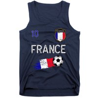 France Soccer Fans Jersey French Flag Football Lovers Premium Tank Top