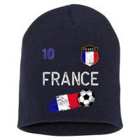 France Soccer Fans Jersey French Flag Football Lovers Premium Short Acrylic Beanie