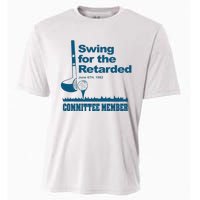 Funny Swing For The Retarded June 6th 1982 Committee Gift Cooling Performance Crew T-Shirt