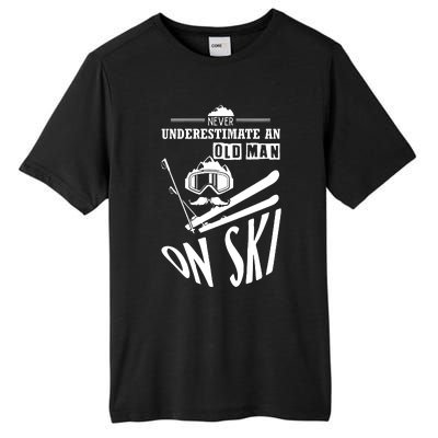 Funny Skiing Tall Fusion ChromaSoft Performance T-Shirt