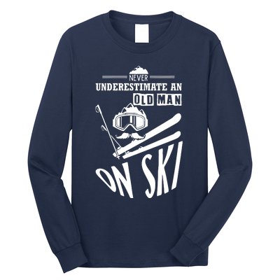 Funny Skiing Long Sleeve Shirt