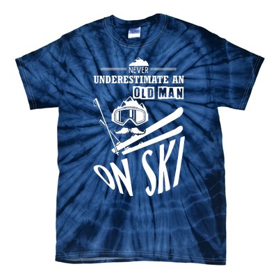 Funny Skiing Tie-Dye T-Shirt