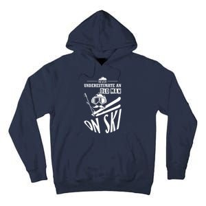 Funny Skiing Tall Hoodie