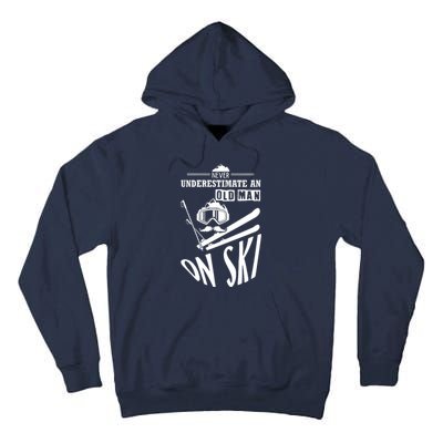 Funny Skiing Tall Hoodie