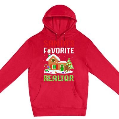 Funny SantaS Favorite Realtor Estate Agent Christmas Gift Premium Pullover Hoodie