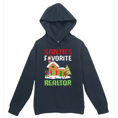 Funny SantaS Favorite Realtor Estate Agent Christmas Gift Urban Pullover Hoodie