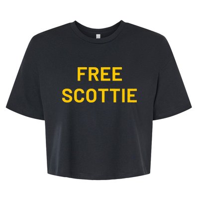 Free Scottie Bella+Canvas Jersey Crop Tee