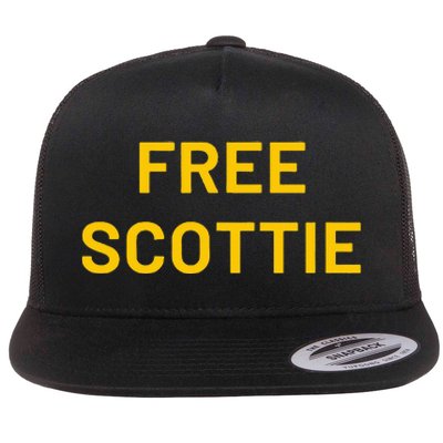 Free Scottie Flat Bill Trucker Hat