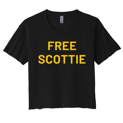 Free Scottie Women's Crop Top Tee