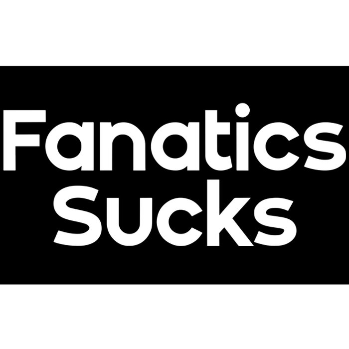 Fanatics Sucks Bumper Sticker