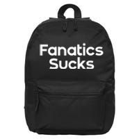 Fanatics Sucks 16 in Basic Backpack