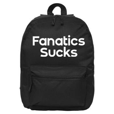 Fanatics Sucks 16 in Basic Backpack