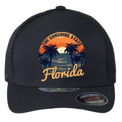 Florida Sunset Flexfit Unipanel Trucker Cap
