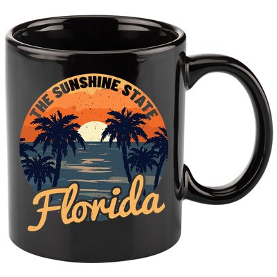 Florida Sunset 11oz C Handle Ceramic Mug