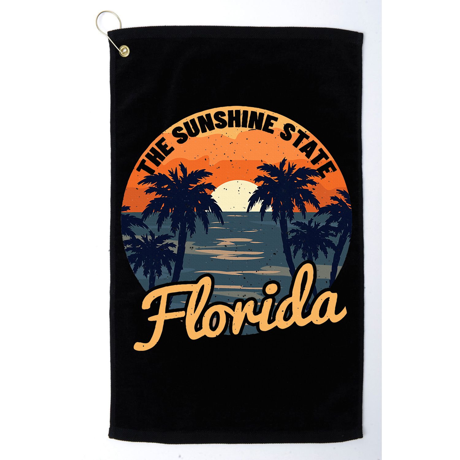 Florida Sunset Golf Towel