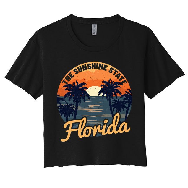 Florida Sunset Crop Top