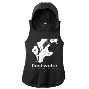 Fleshwater Strat Ladies PosiCharge Tri-Blend Wicking Draft Hoodie Tank