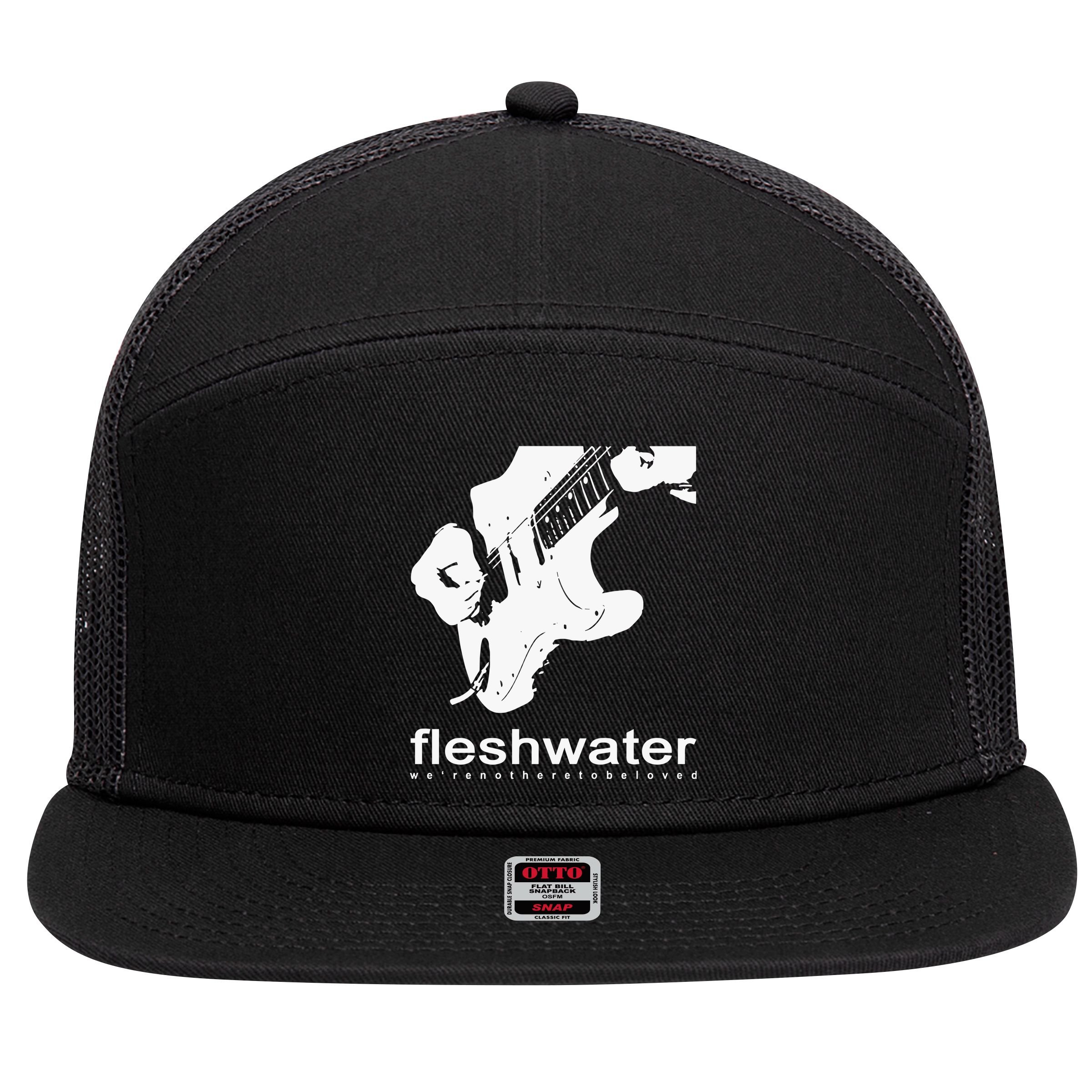 Fleshwater Strat 7 Panel Mesh Trucker Snapback Hat