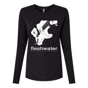 Fleshwater Strat Womens Cotton Relaxed Long Sleeve T-Shirt