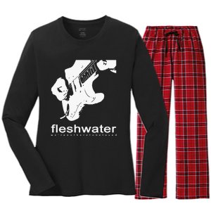 Fleshwater Strat Women's Long Sleeve Flannel Pajama Set 