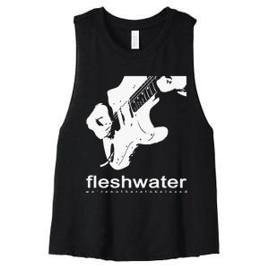 Fleshwater Strat Women's Racerback Cropped Tank