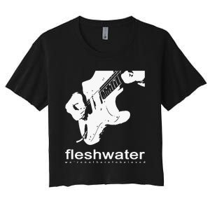 Fleshwater Strat Women's Crop Top Tee