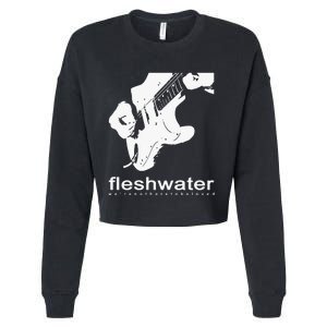 Fleshwater Strat Cropped Pullover Crew