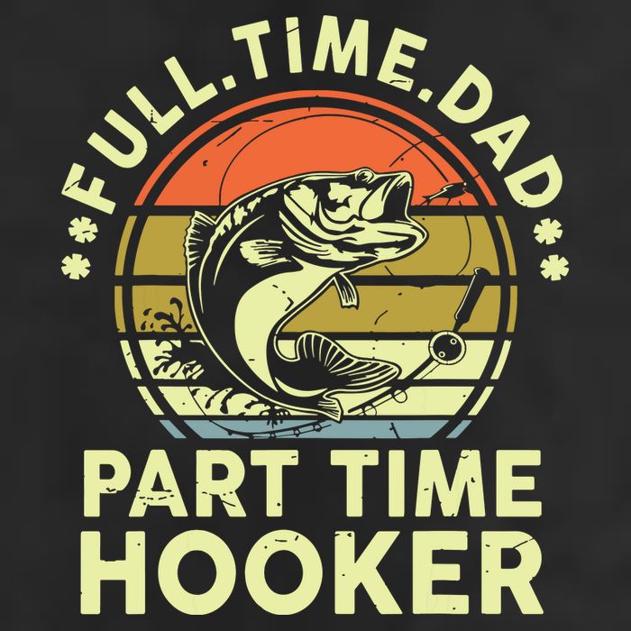 Fishing Shirts Full Time Dad Part Time Hooker Funny Bass Dad 11oz C Handle Ceramic Mug