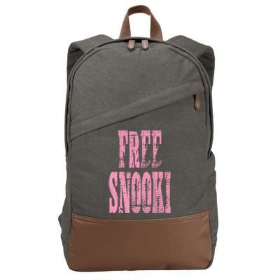 Free Snooki Cotton Canvas Backpack