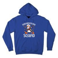 Friendsgiving Squad Funny Thanksgiving Day Dabbing Unicorn Gift Tall Hoodie