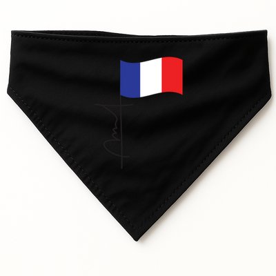 France Signature Flag Pole Elegant Patriotic French Flag Meaningful Gift USA-Made Doggie Bandana