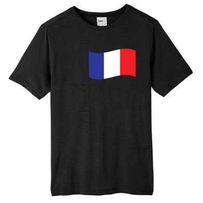 France Signature Flag Pole Elegant Patriotic French Flag Meaningful Gift Tall Fusion ChromaSoft Performance T-Shirt