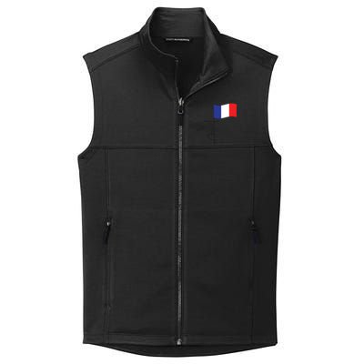 France Signature Flag Pole Elegant Patriotic French Flag Meaningful Gift Collective Smooth Fleece Vest