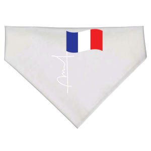 France Signature Flag Pole Elegant Patriotic French Flag Gift USA-Made Doggie Bandana