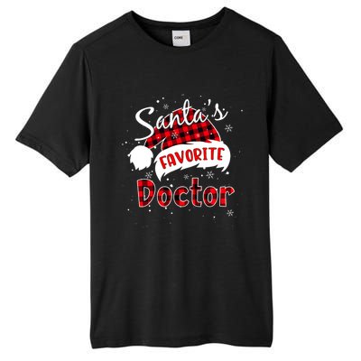 Funny SantaS Favorite Doctor Christmas Matching Pajama Funny Gift Tall Fusion ChromaSoft Performance T-Shirt