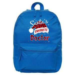 Funny SantaS Favorite Doctor Christmas Matching Pajama Funny Gift 16 in Basic Backpack