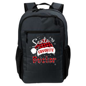 Funny SantaS Favorite Doctor Christmas Matching Pajama Funny Gift Daily Commute Backpack