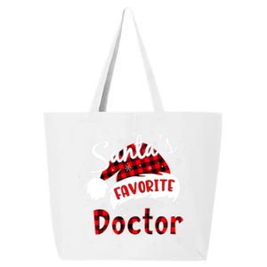 Funny SantaS Favorite Doctor Christmas Matching Pajama Funny Gift 25L Jumbo Tote