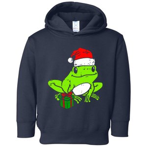 Frog Santa Toddler Hoodie