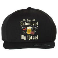 For Schnitzel Funny Oktoberfest Gift Wool Snapback Cap