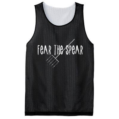 Funny Sturgeon Fishing Spearfishing Fear The Spear Mesh Reversible Basketball Jersey Tank
